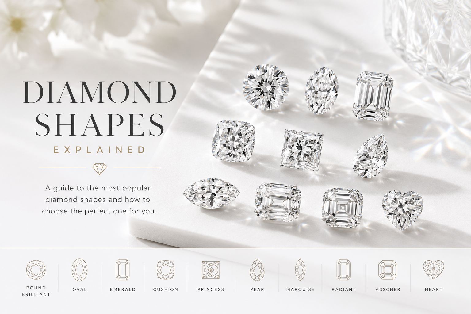 Diamond Shapes Explained: How to Choose the Perfect Diamond Shape