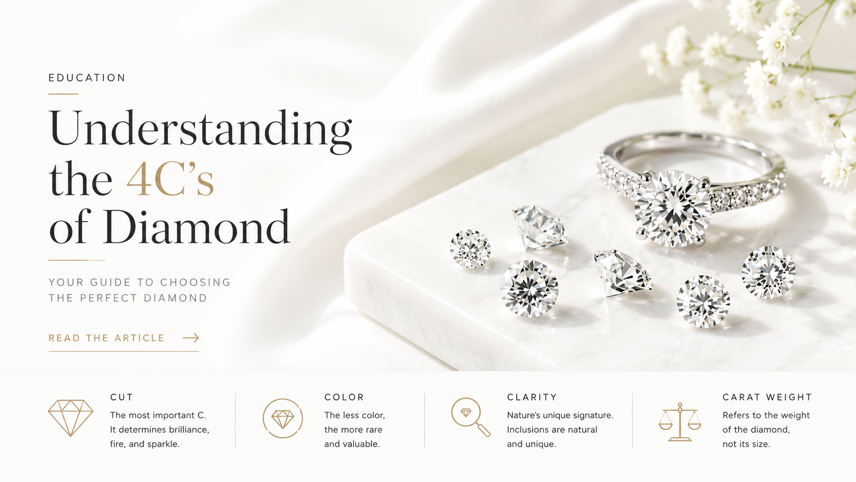 Understanding the 4Cs of Diamonds: Your Guide to Choosing the Perfect Diamond