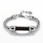 Dennis | Steel, 18K White Gold Finish