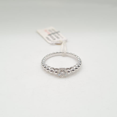 0.30ct Round Solitaire Diamond Ring 14K