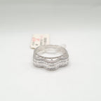 Half Eternity Wave Diamond Ring 14K