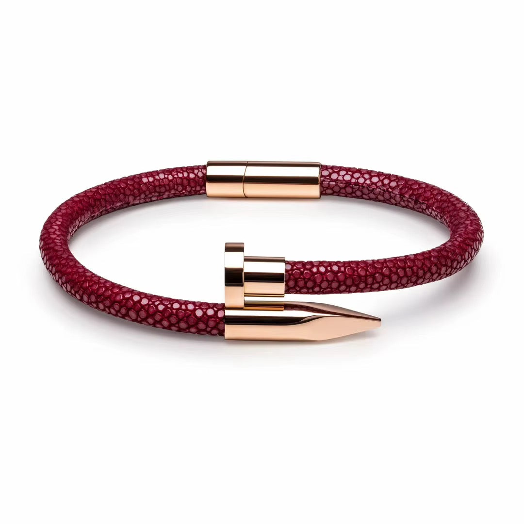 Don Amir | Exotic Leather, 18K Finish