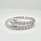 Serpent Diamond Paved Bracelet 18K 18.5cm