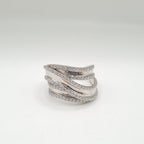 Crossover Statement Diamond Ring 14K