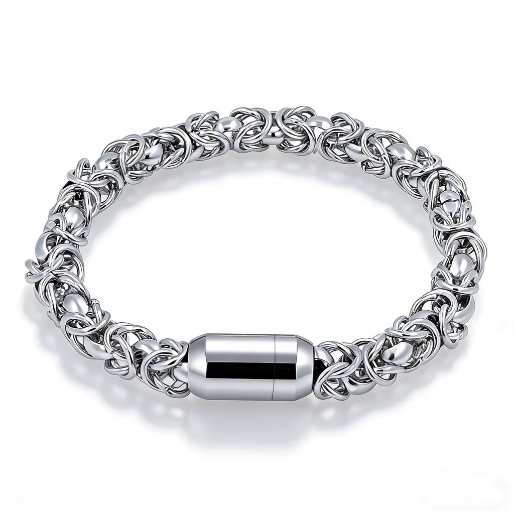 Hėliux | Steel, 18K White Gold Finish