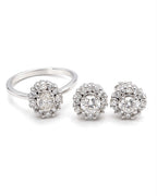Classic Round Rositas Diamond Jewelry Set 14K