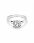 Classic Round Diamond Ring 18K