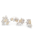 Angel Wings Cluster Shape Diamond Jewelry Set 14K
