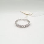 Classic Half Eternity Chain Diamond Ring 14K