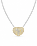 Classic Heart Large Diamond Necklace 14K