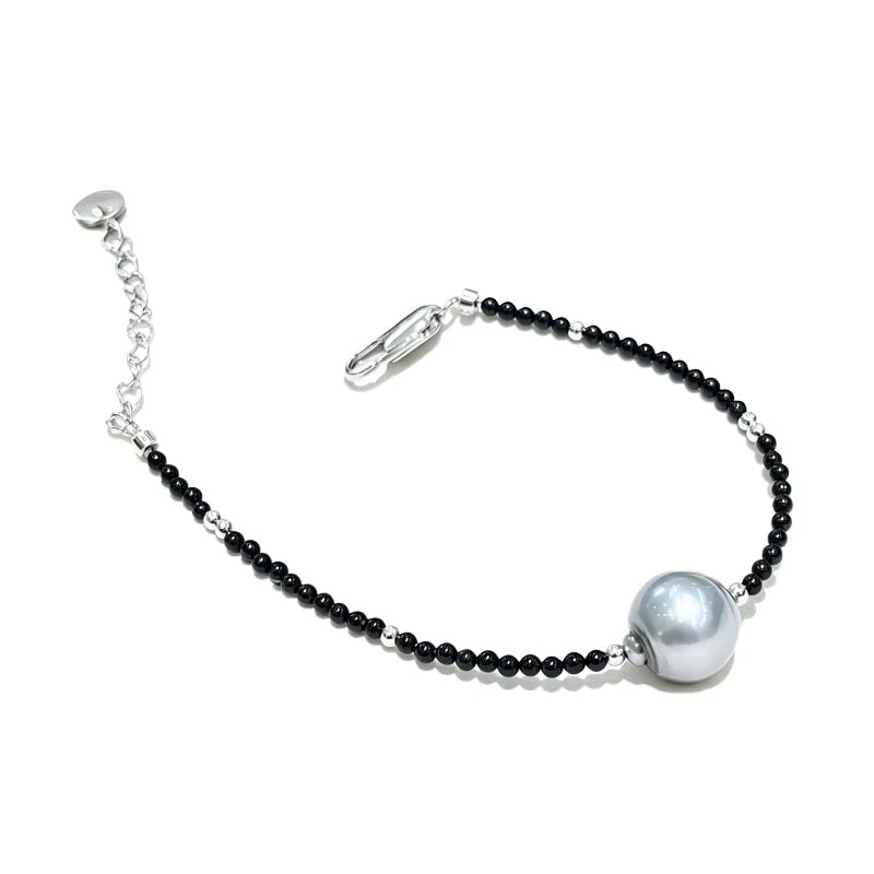Lester | Tahitian Pearl, Onyx Gemstones