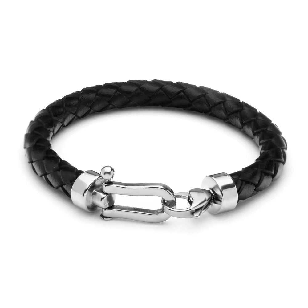 Louie | Steel, Leather