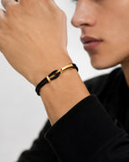 Danté | 18K Solid Gold, Leather