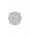 X Classic Round Paved Diamond Ring 14K