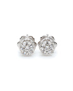 Classic 1.0cts Round Daily Stud Diamond Earrings 14K