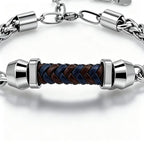 Dennis | Steel, 18K White Gold Finish
