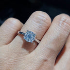 Classic Round Diamond Ring 18K