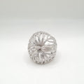 X Flower Deco Statement Diamond Ring 18K