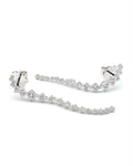 Classic Graduated Drop Diamond Earrings 14K