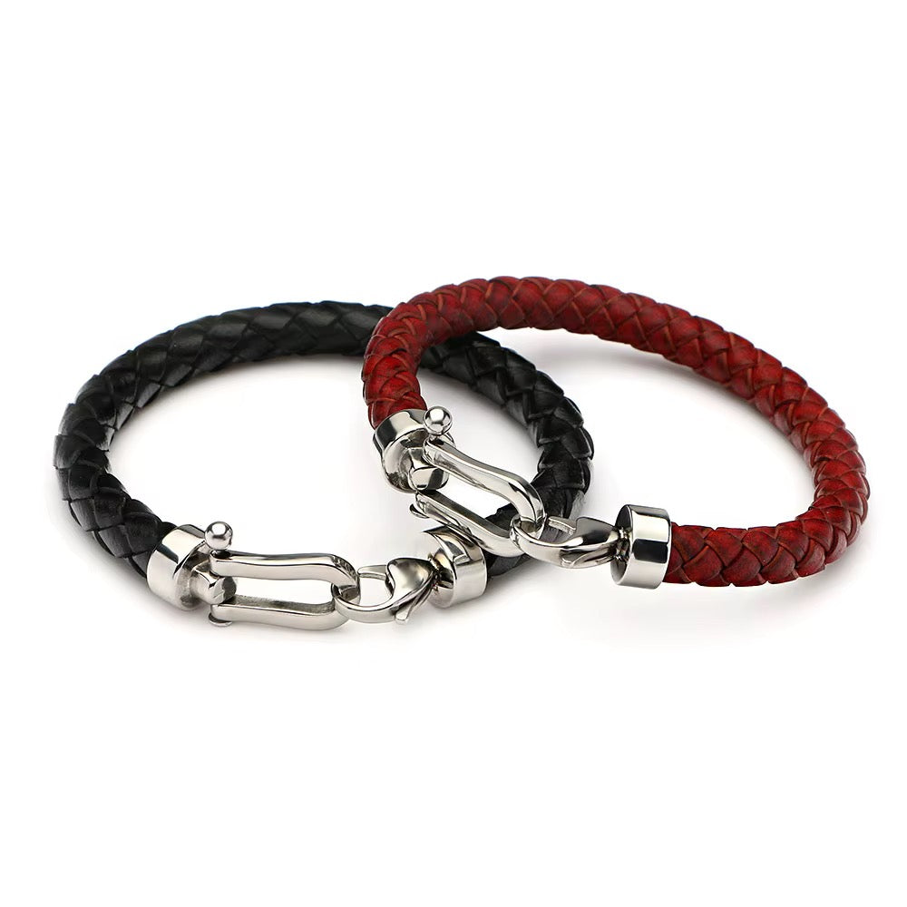 Louie | Steel, Leather