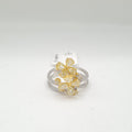 Fancy Yellow Colored Diamond Ring 18K
