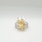 Fancy Yellow Colored Diamond Ring 18K