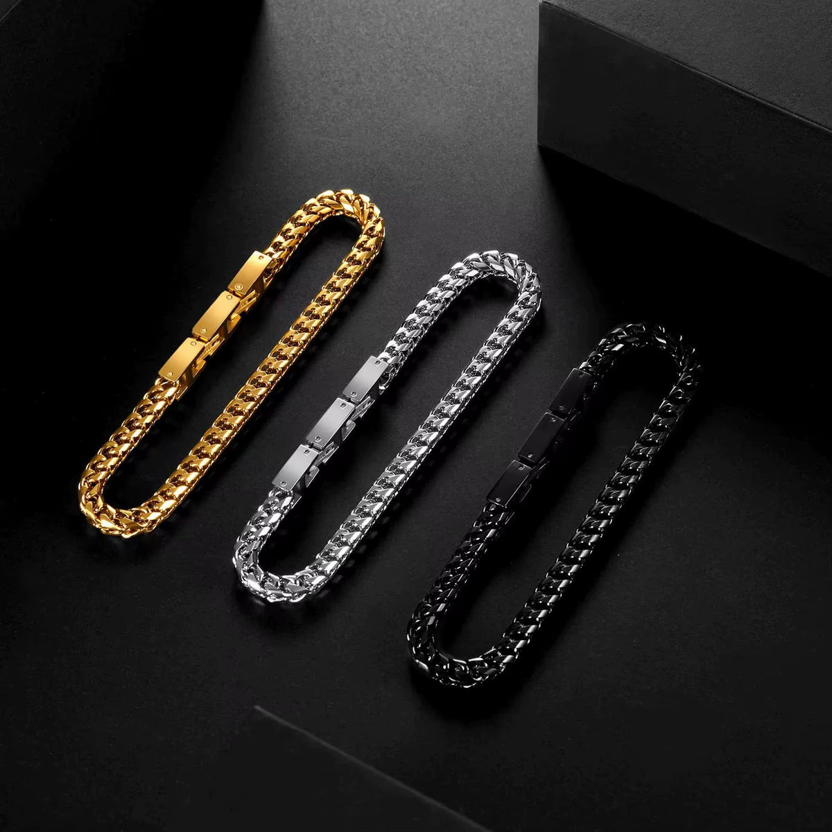 Sandro | Steel, 18K Gold Finish