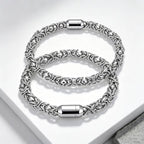Hėliux | Steel, 18K White Gold Finish