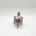 Sterling Sea Turtle Statement Diamond Ring 18K