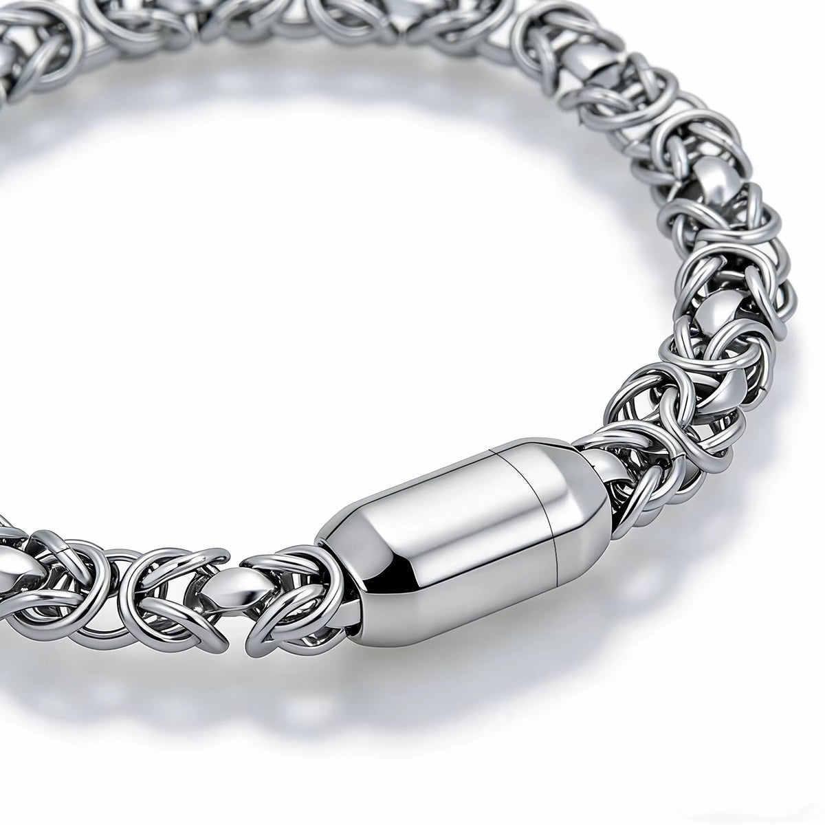 Hėliux | Steel, 18K White Gold Finish