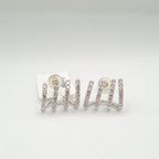 Classic Claw Crawler Diamond Earrings 18K