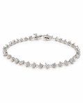 Classic 3.50CTW Multi-Shape Full Eternity Tennis Diamond Bracelet 14K