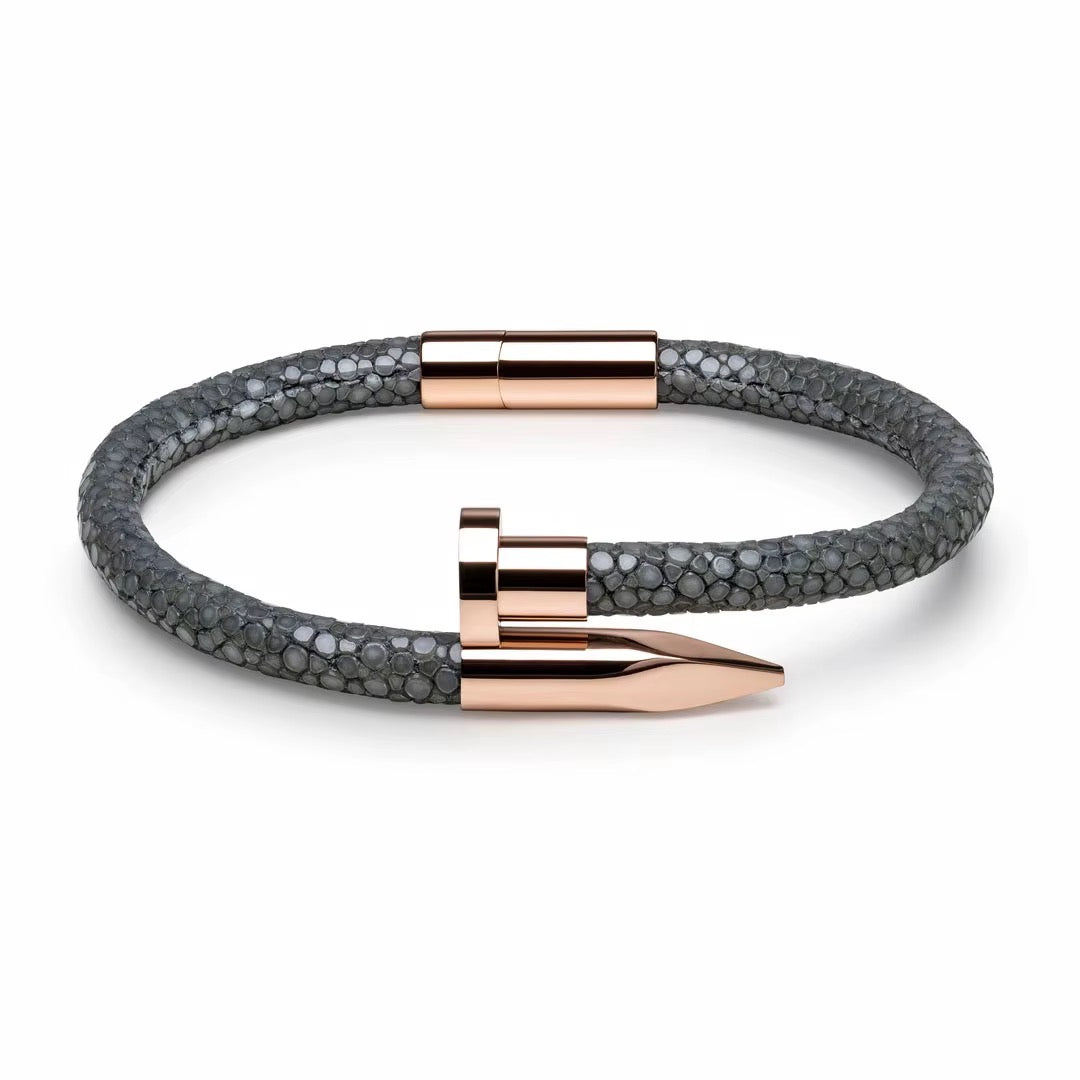 Don Amir | Exotic Leather, 18K Finish