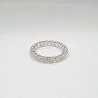 Full Eternity Diamond Ring 14K (Size 6.5US)