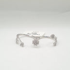 Classic Round Halo Paved Diamond Knuckle Ring 18K