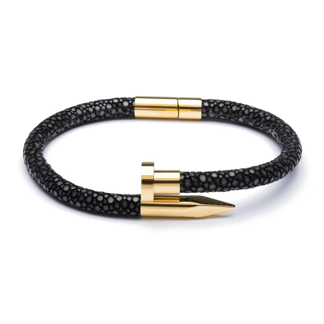 Don Amir | Exotic Leather, 18K Finish