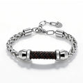 Dennis | Steel, 18K White Gold Finish