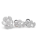 Pear Marquise Cluster Deco Diamond Jewelry Set 14K