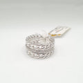 Unisex Chain Diamond Ring 14K