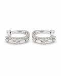 Classic Hoop Diamond Earrings 14K