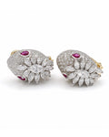 Serpent Marquise Hoop Diamond Earrings 18K