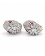 Serpent Marquise Hoop Diamond Earrings 18K