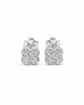 Classic Clover Stud Diamond Earrings 14K