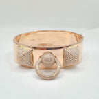Rosegold Paved Diamond Bracelet 18K 16cm