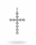 Paved Cross Diamond Pendant 14K