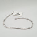 XX Classic White Gold Snake Type Full Eternity Diamond Tennis Bracelet 14K