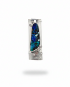 Rectangular Designer Bar Diamond Necklace Pendant 18K