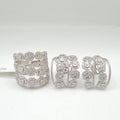Crossover Statement Diamond Jewelry Set 14K
