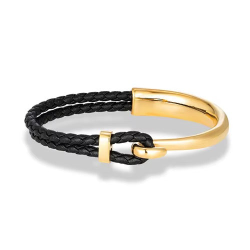 Danté | 18K Solid Gold, Leather
