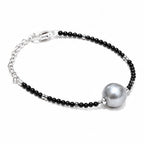 Lester | Tahitian Pearl, Onyx Gemstones